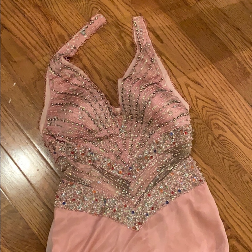 Mauve Pink Prom Dress